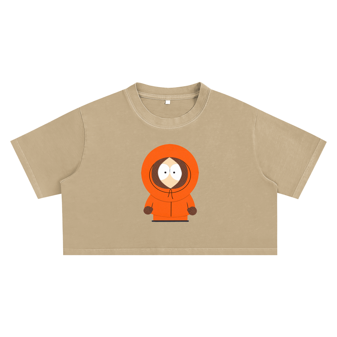 Snow Washed Kenny McCormick Crop Top