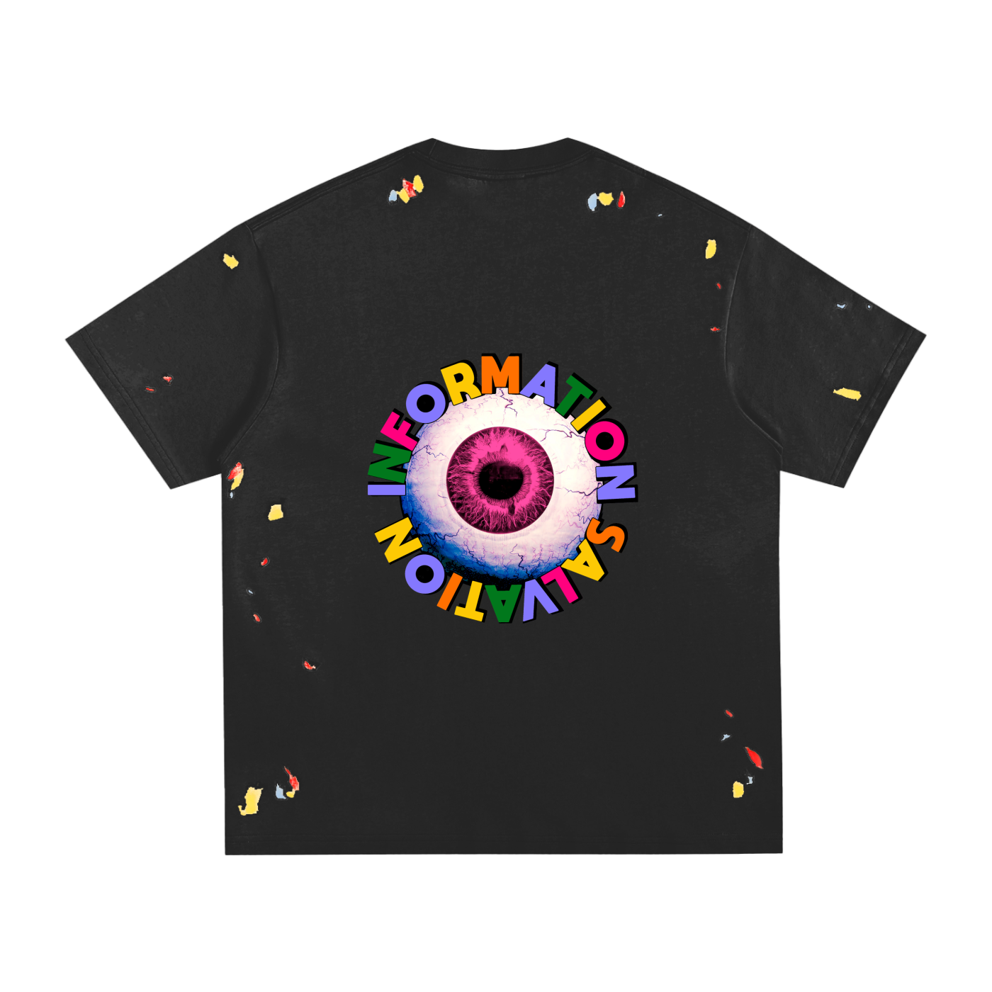All Seeing Eye #2 Paint Splatter T-Shirt