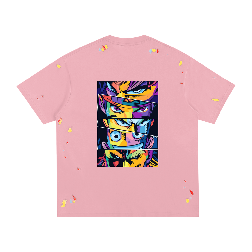 Anime Paint Splatter T-Shirt
