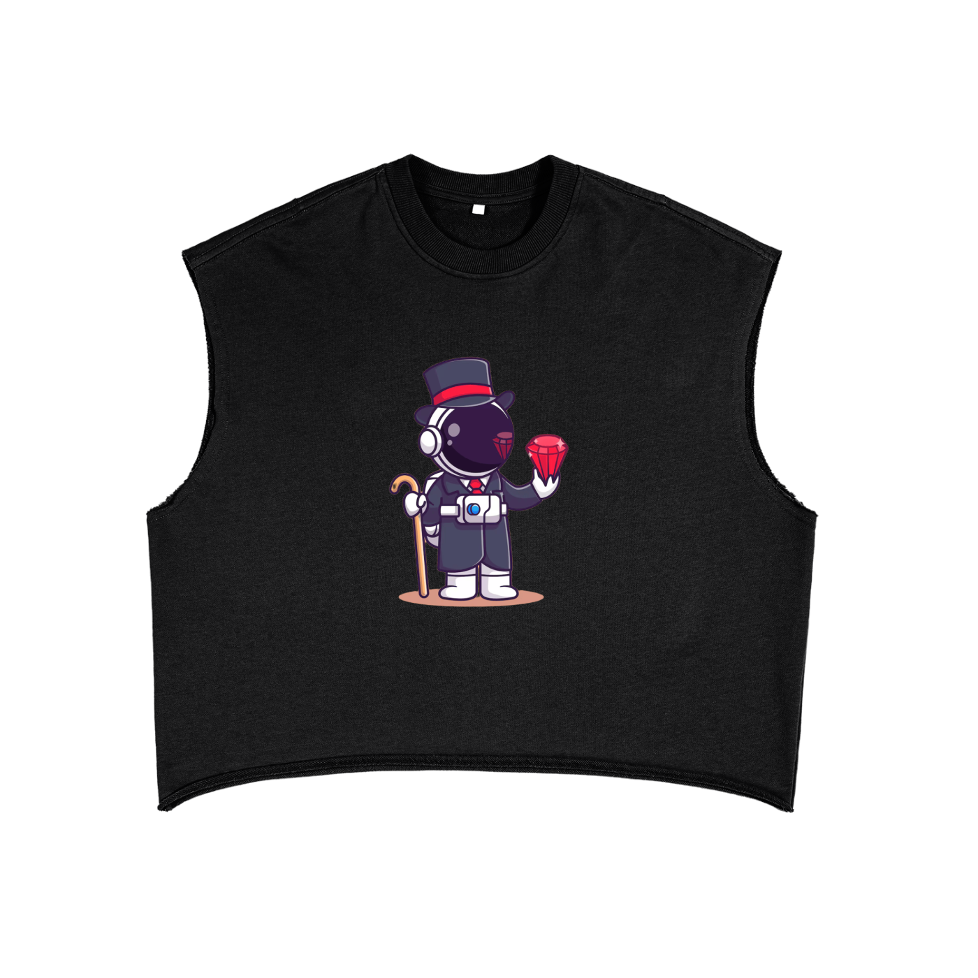 French Terry Boxy Tank Top