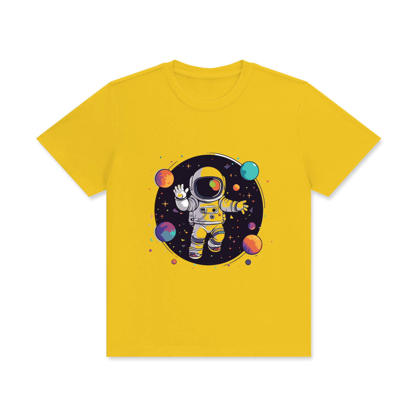 Unisex Classic Crew Neck Cotton T-Shirt