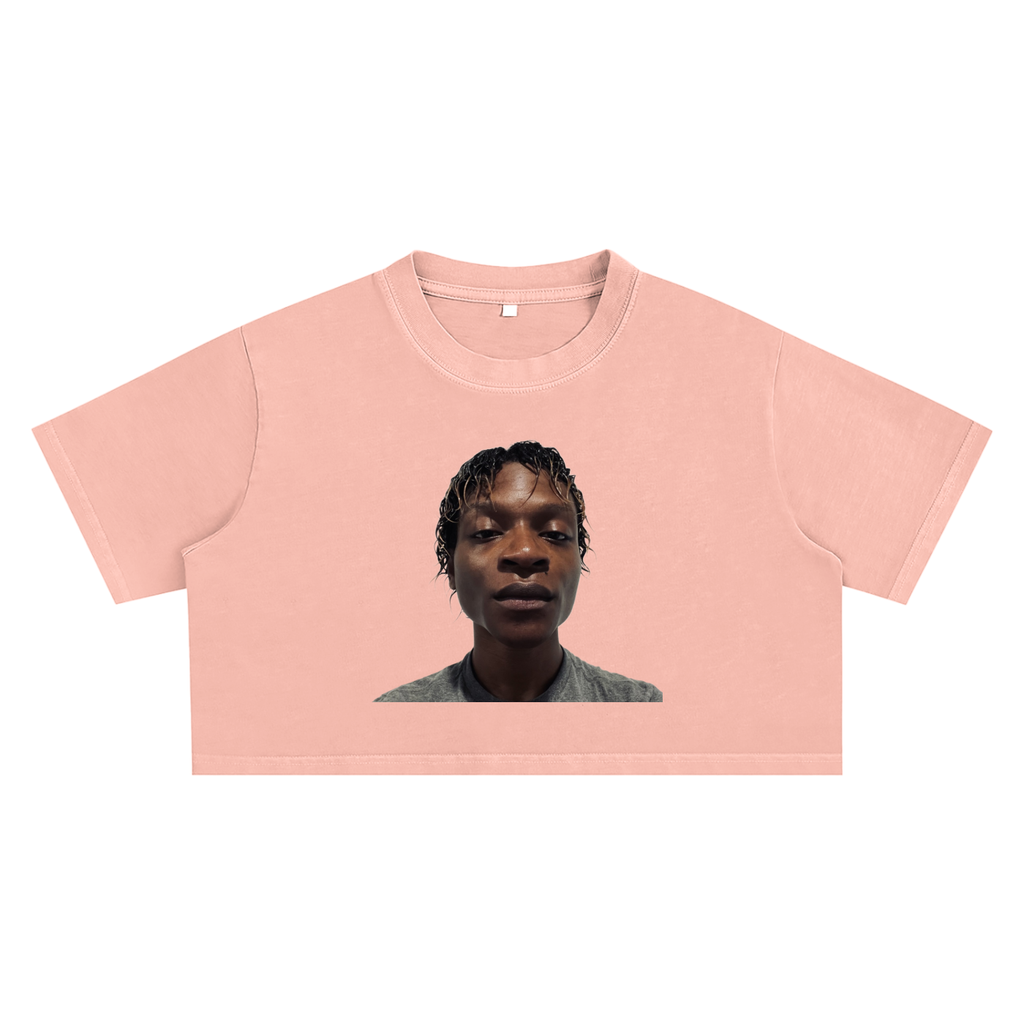 Snow Washed Crop Top