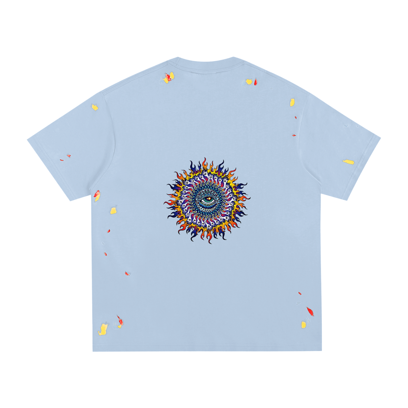All Seeing Eye #1 Paint Splatter T-Shirt