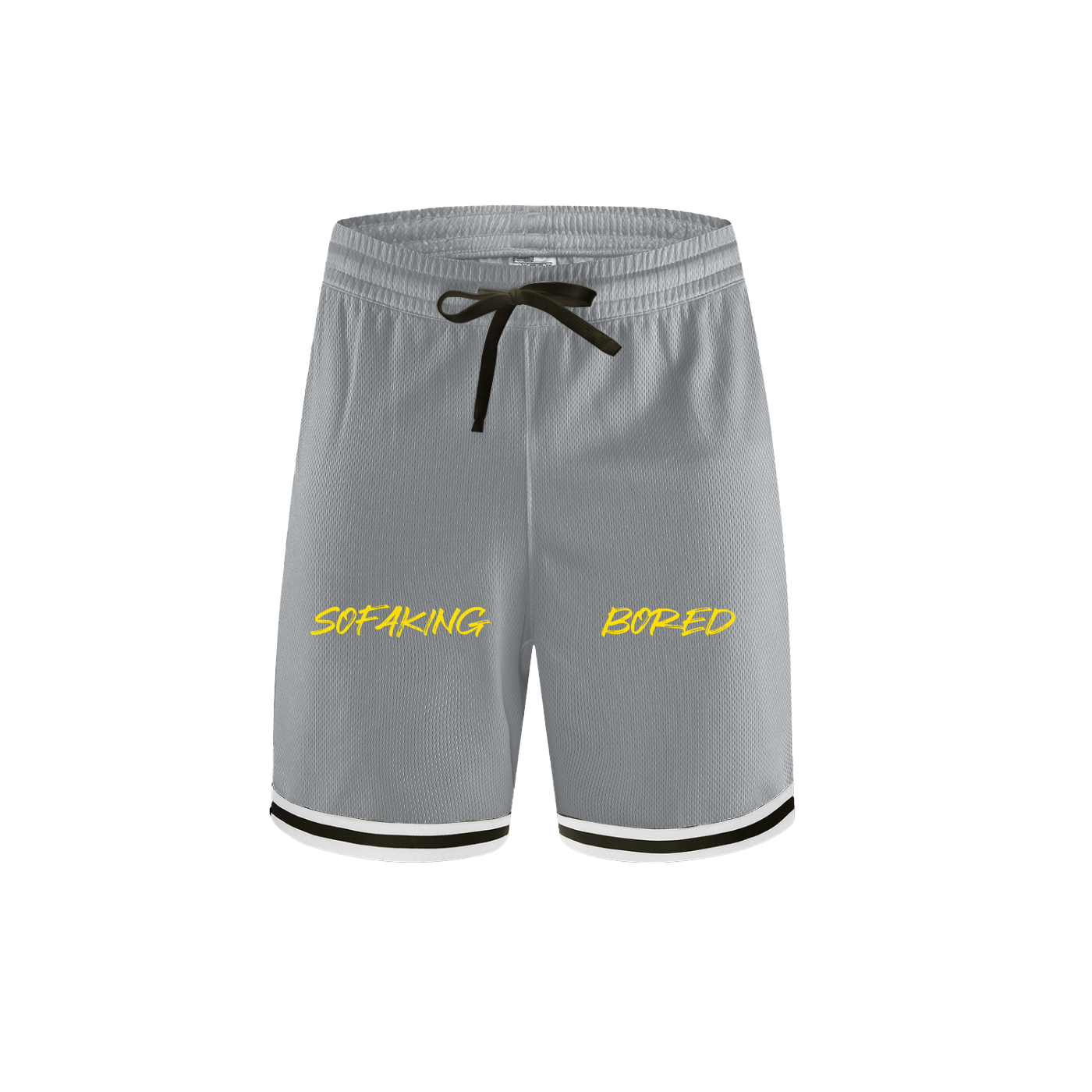 Sofa King Bored Basketball Shorts