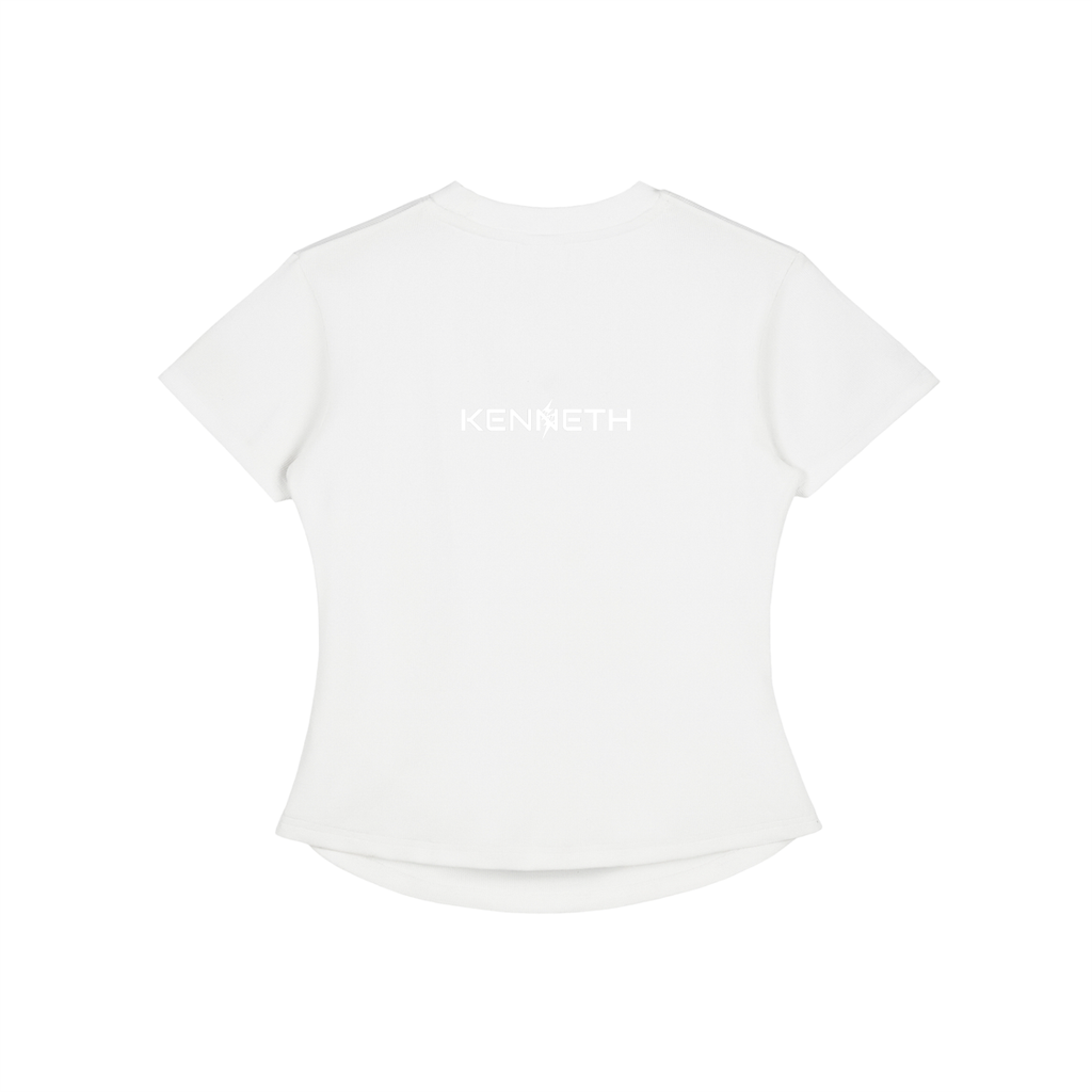 Vintage Washed Bodycon Cotton T-Shirt