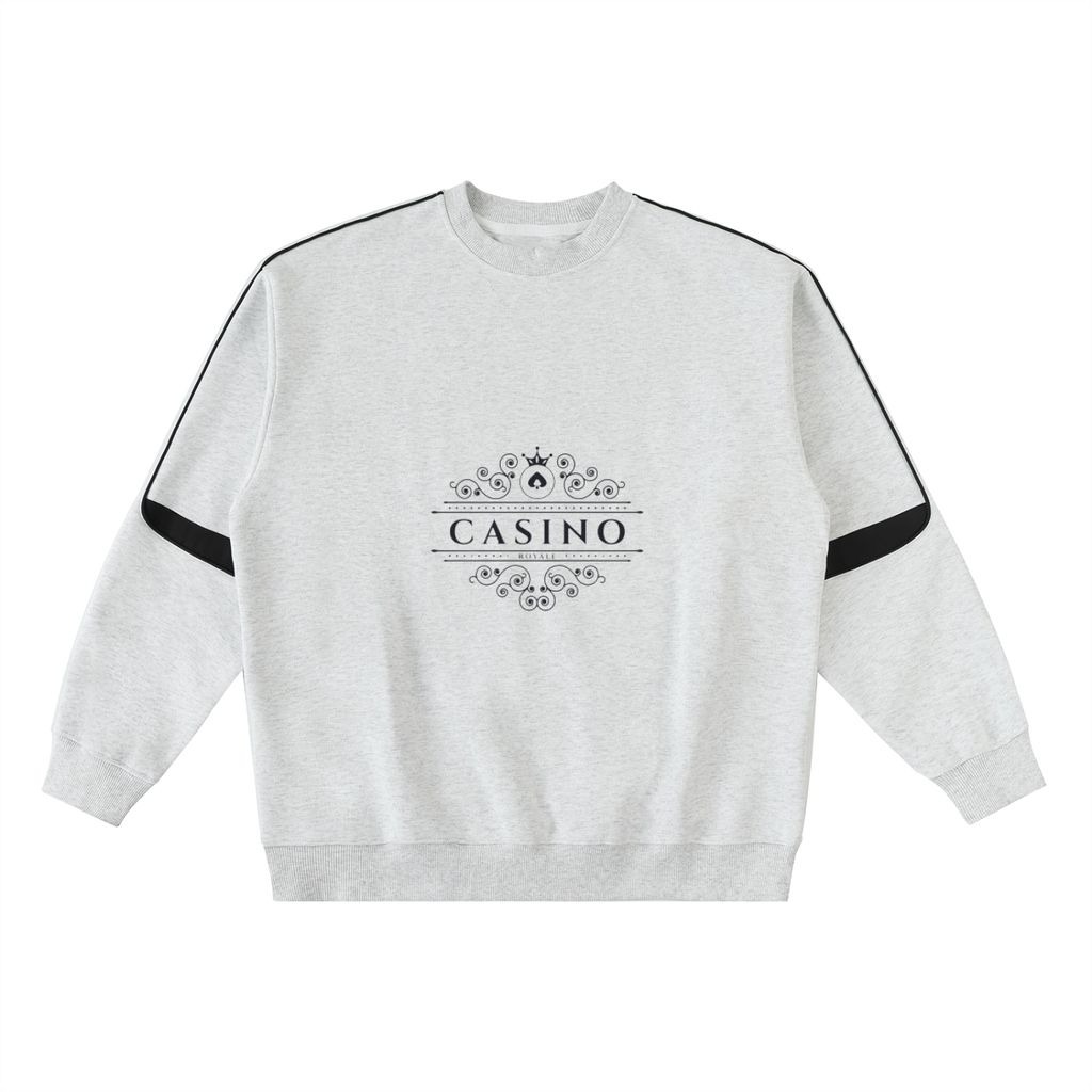 Oversized Crewneck Taped Sweatshirt