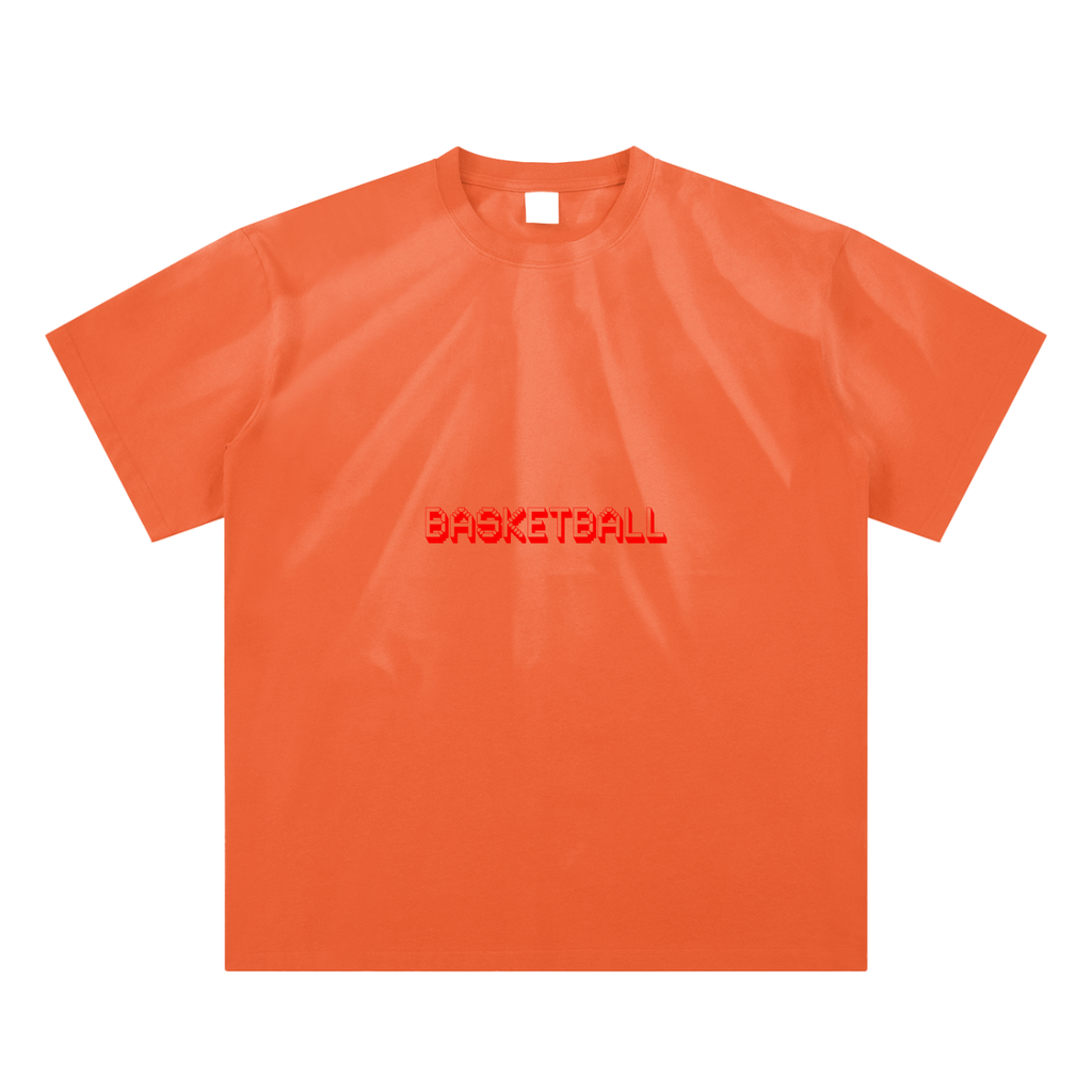 Hand-Scrunched Sunfade Basketball T-Shirt