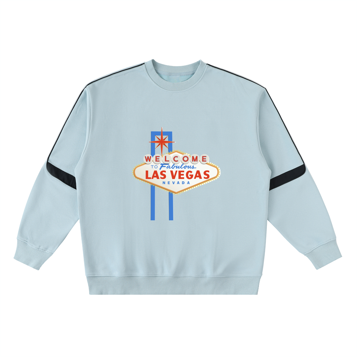 Oversized Crewneck Taped Sweatshirt