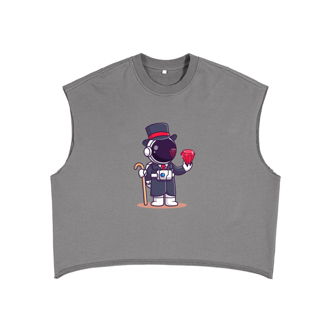 French Terry Boxy Tank Top