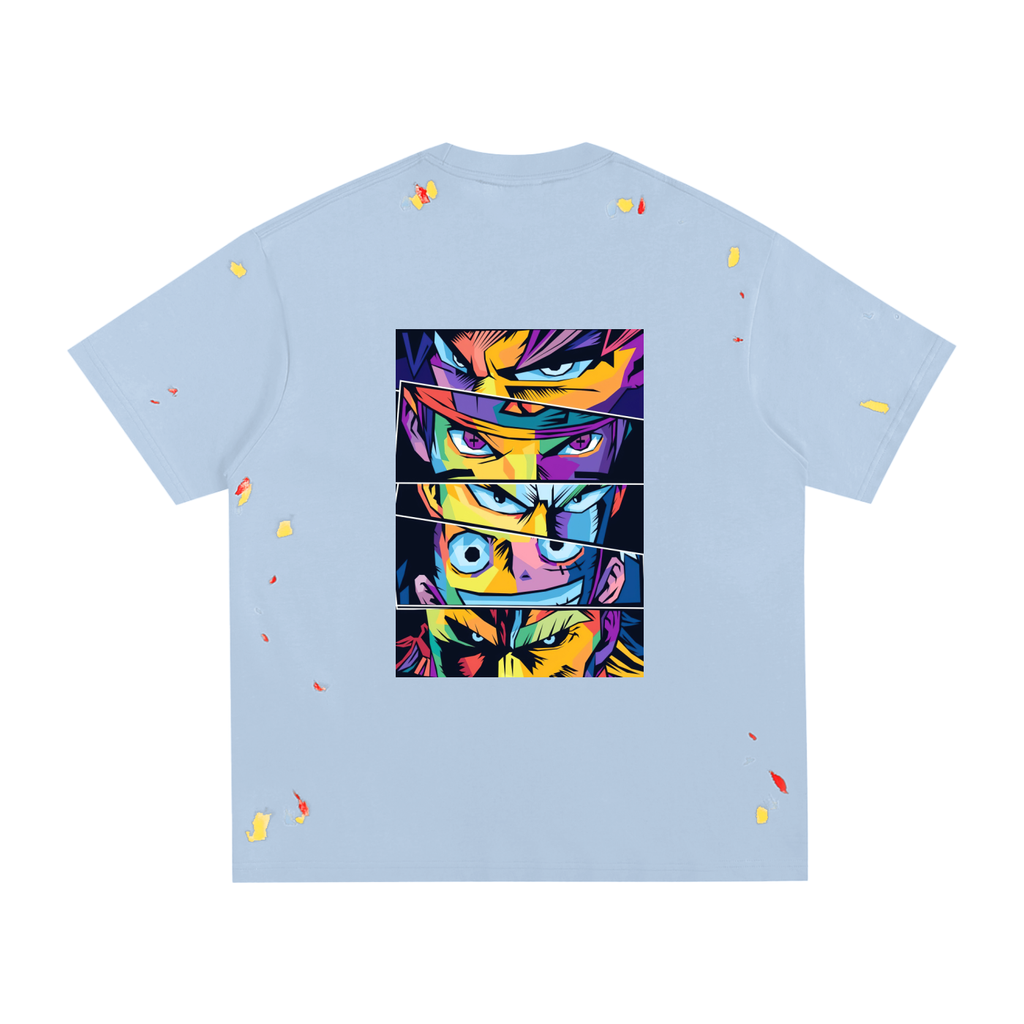 Anime Paint Splatter T-Shirt
