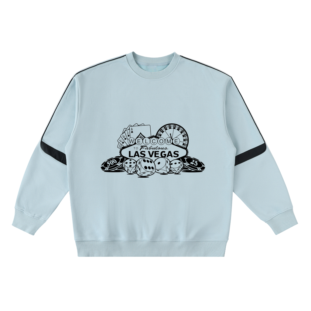 Oversized Crewneck Taped Sweatshirt