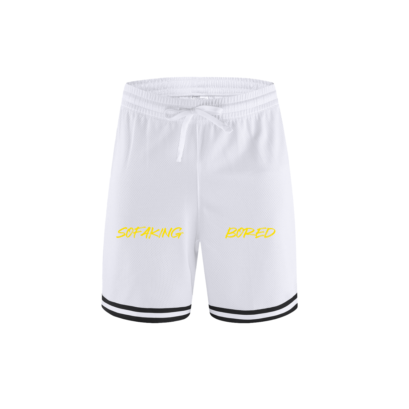 Sofa King Bored Basketball Shorts