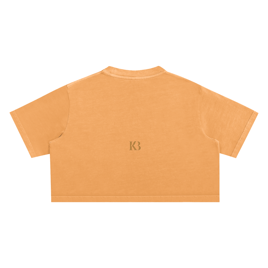 Snow Washed Pharaoh Crop Top