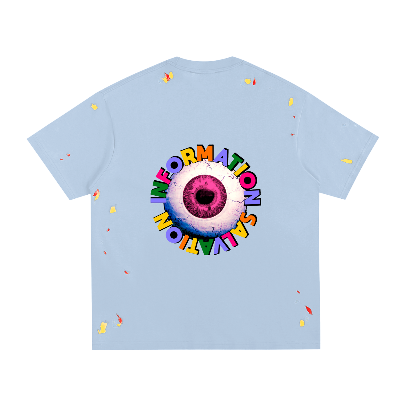All Seeing Eye #2 Paint Splatter T-Shirt