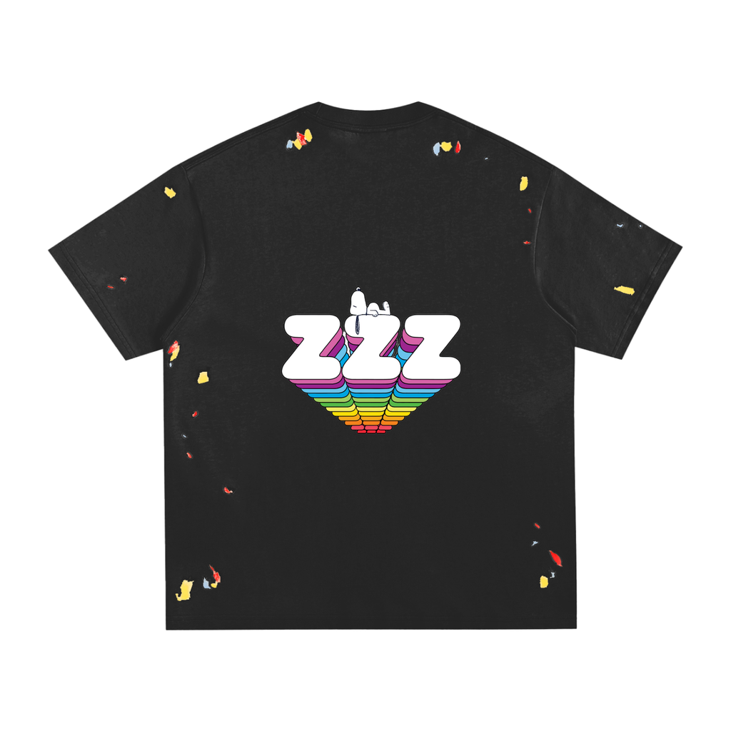 Snoopy Paint Splatter T-Shirt