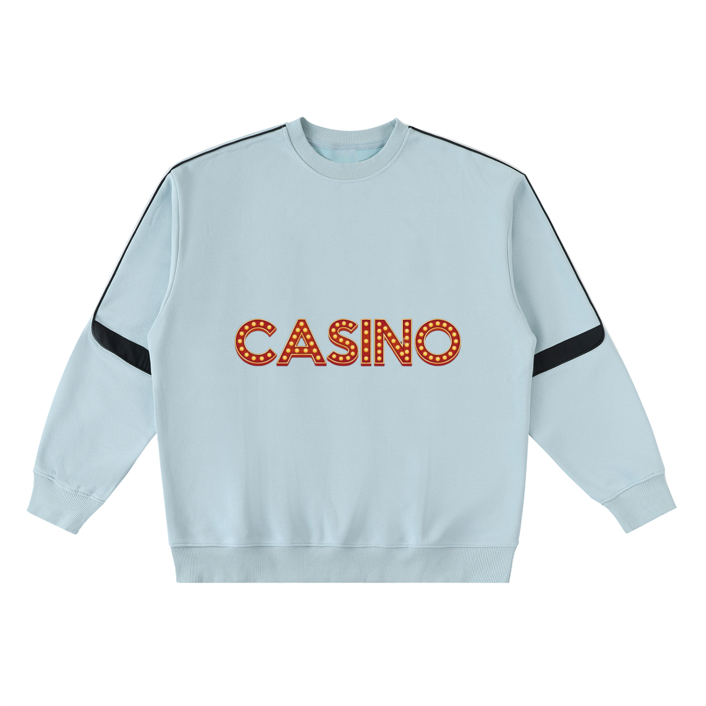 Oversized Crewneck Taped Sweatshirt