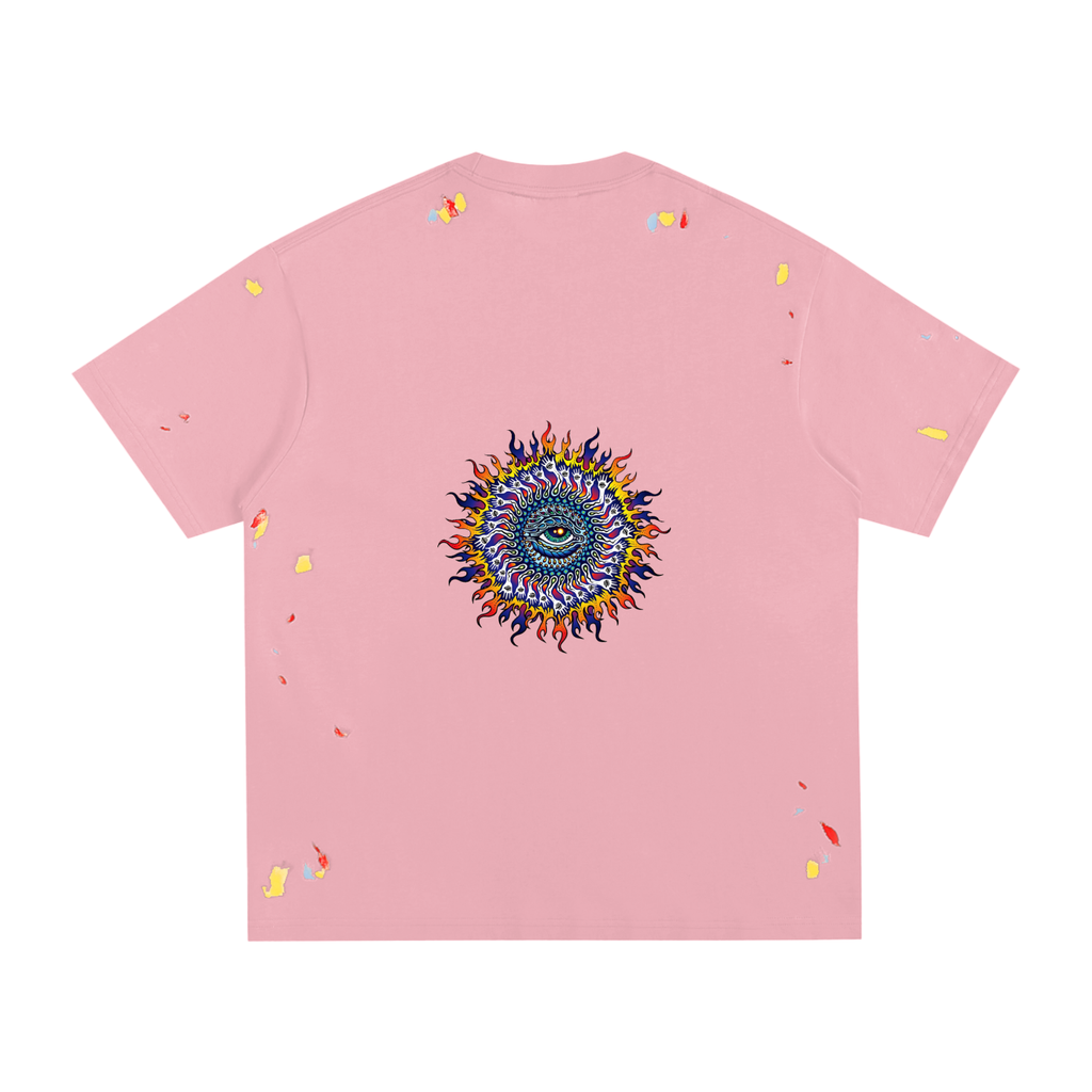 All Seeing Eye #1 Paint Splatter T-Shirt