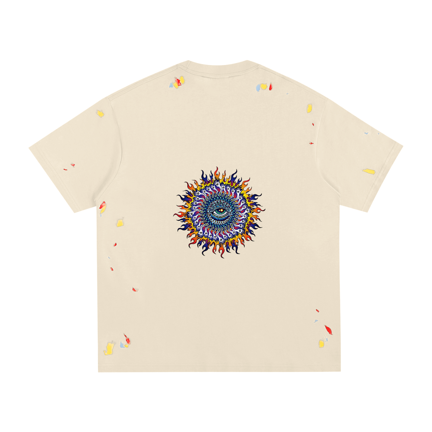All Seeing Eye #1 Paint Splatter T-Shirt