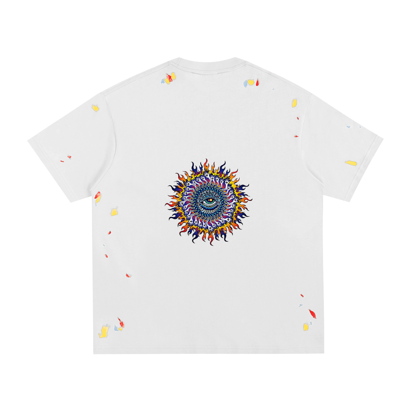 All Seeing Eye #1 Paint Splatter T-Shirt