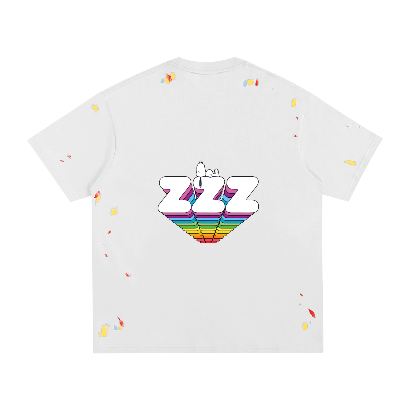 Snoopy Paint Splatter T-Shirt