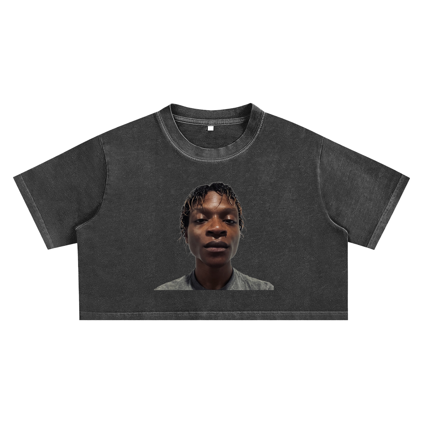 Snow Washed Crop Top