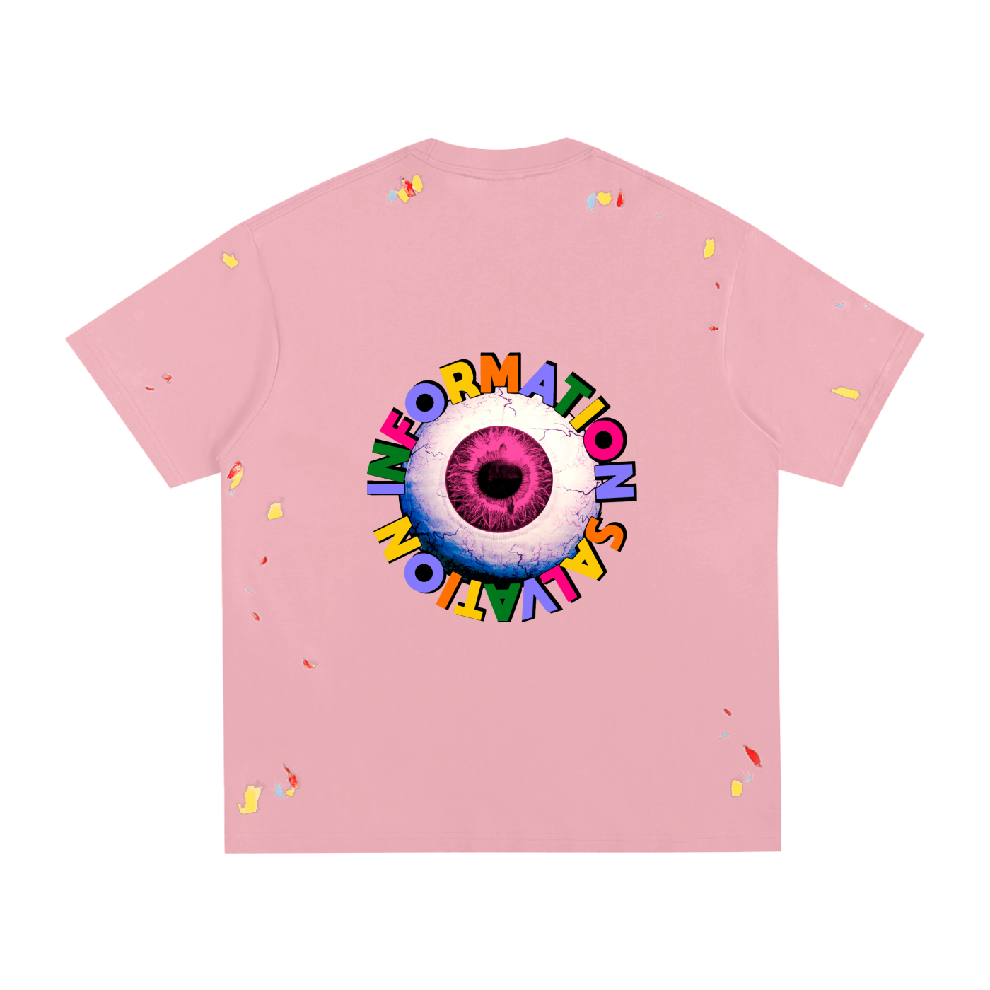 All Seeing Eye #2 Paint Splatter T-Shirt
