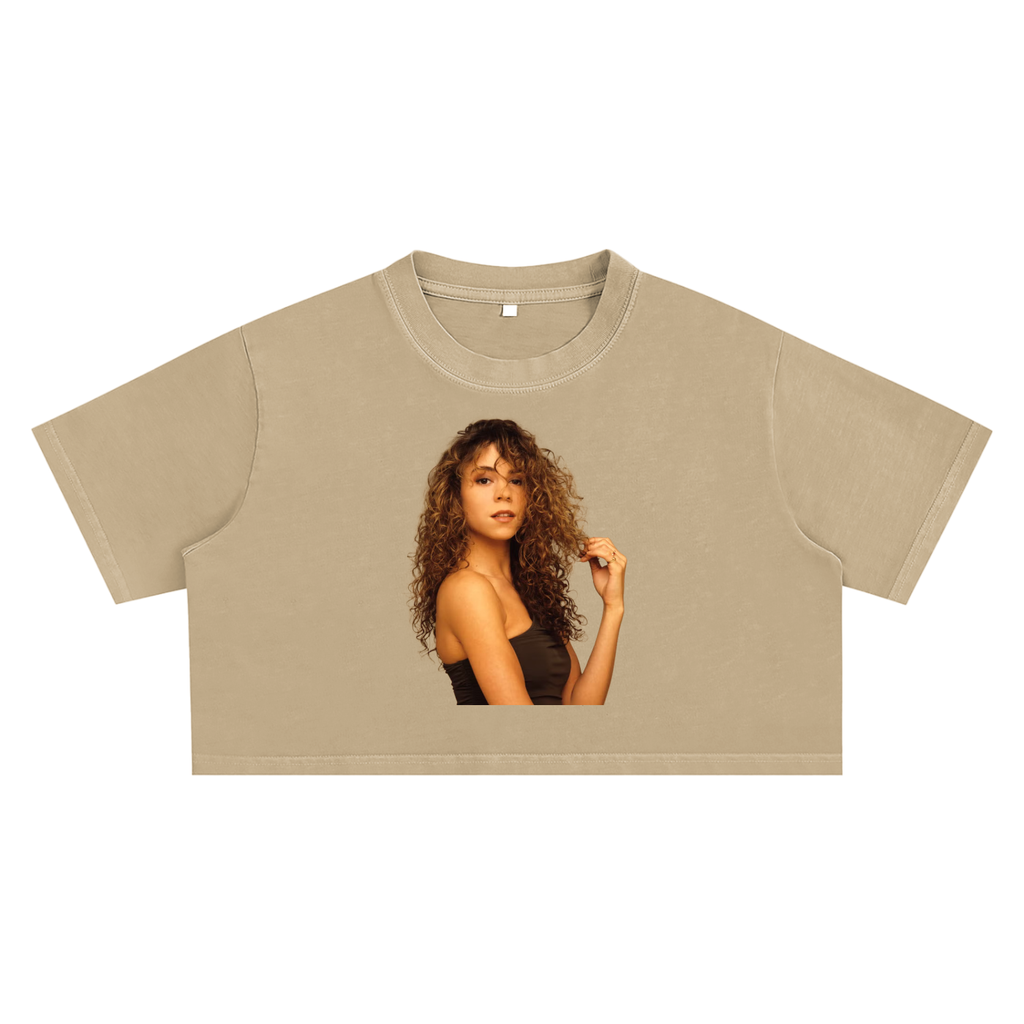 Snow Washed Crop Top