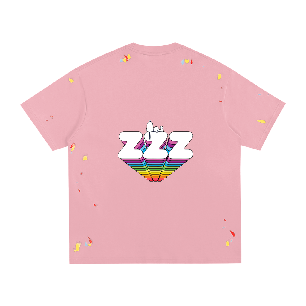 Snoopy Paint Splatter T-Shirt