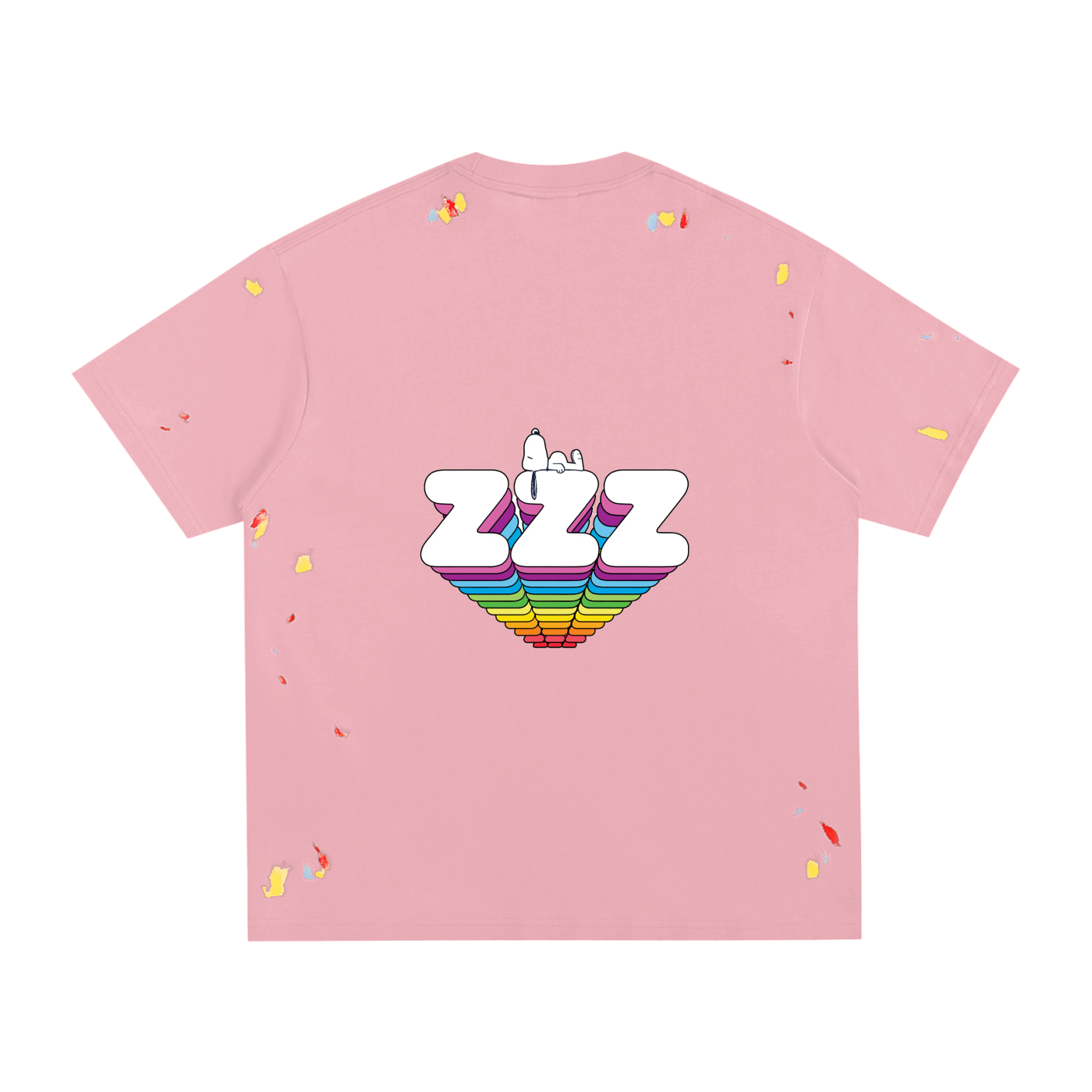 Snoopy Paint Splatter T-Shirt