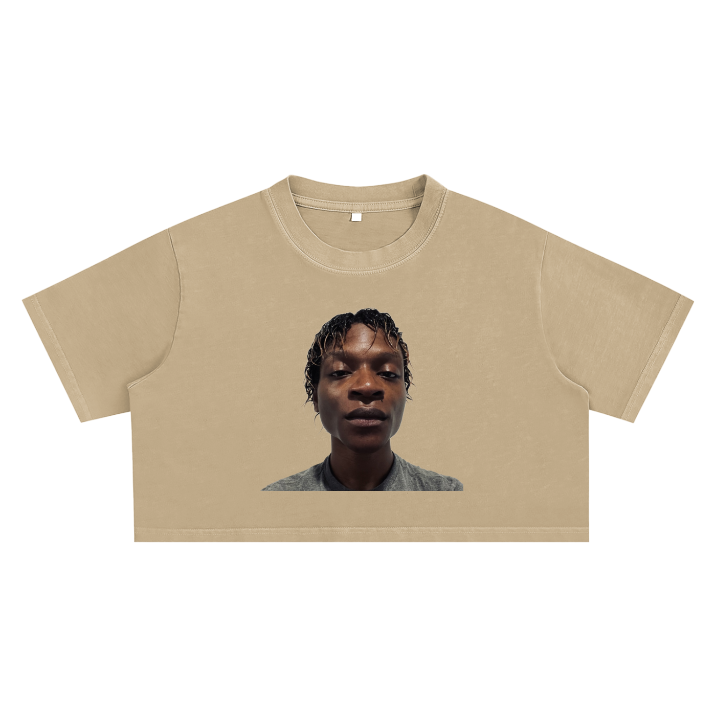 Snow Washed Crop Top