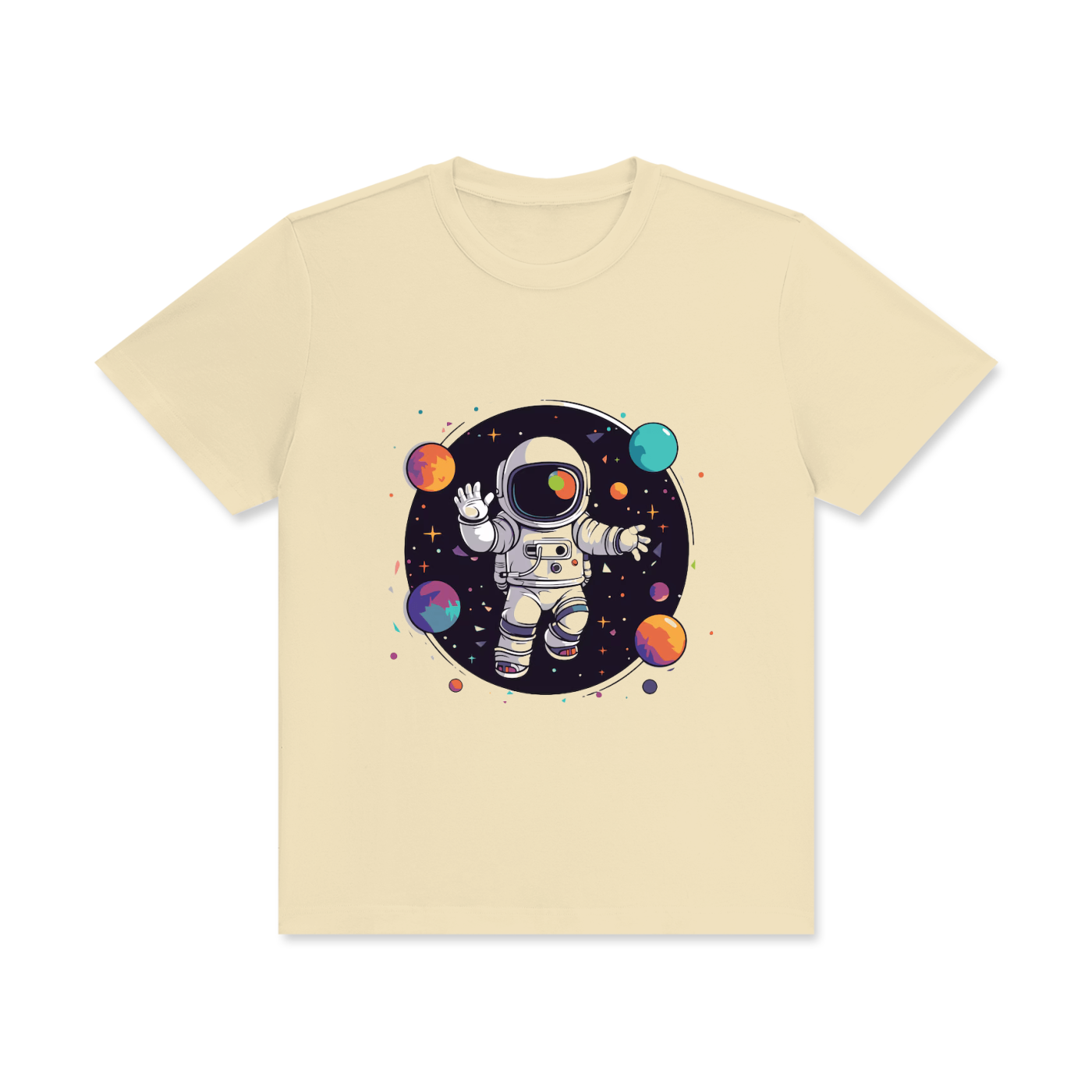 Unisex Classic Crew Neck Cotton T-Shirt