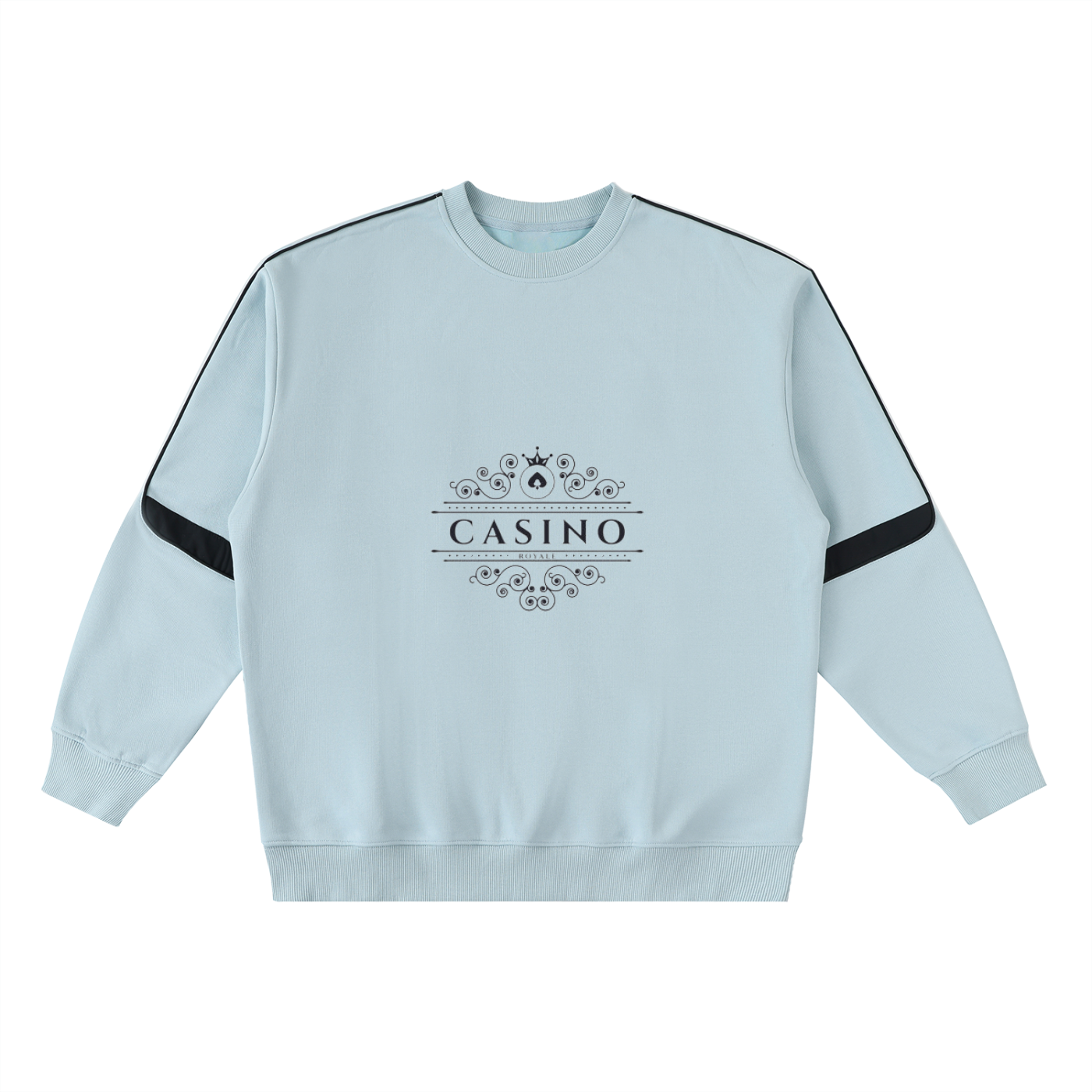 Oversized Crewneck Taped Sweatshirt